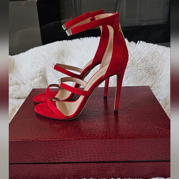 Brand New Elegant Red High Heel Sandals